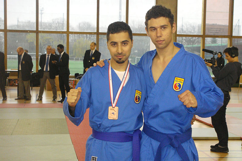 Brahim  Boukhriss et Thomas Tran