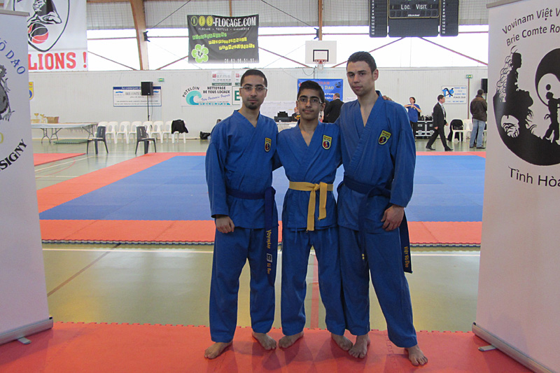 Brahim Boukhriss, Mehdi Boukhriss et Thomas Tran