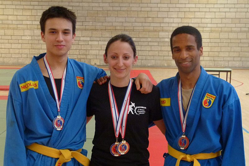 Nicolas Bounkaï, Emmanuelle Barré et Boris Labrador